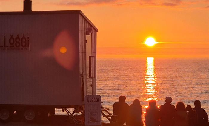 Between May and September we get some truly breathtaking sunsets in the sauna